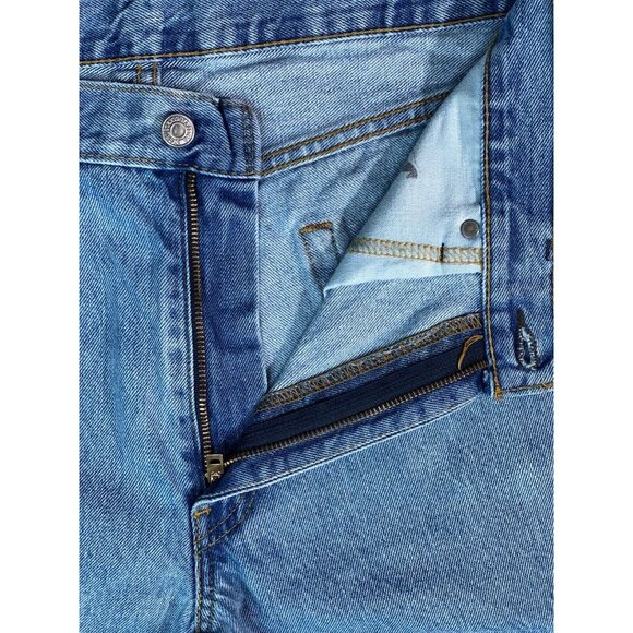 Levi's 550 Relaxed Fit Men's Jeans size w 34 L34 Light Stonewash MADE in 2014. - Picture 4 of 15